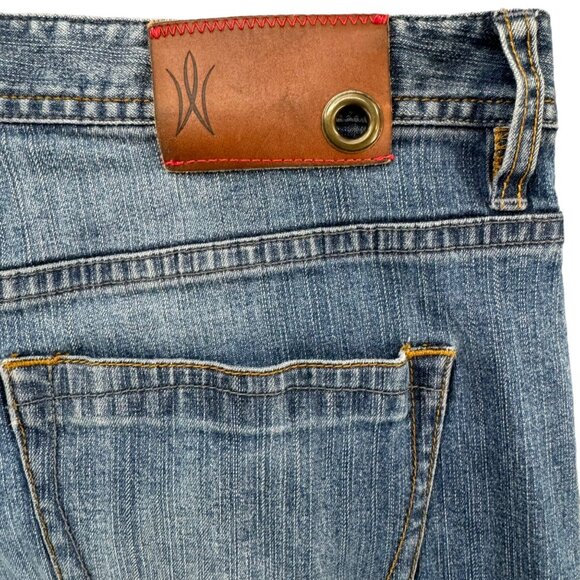 Well Worn Straight Fit Jeans Mens Blue M052-144M Cotton Denim Size 36x32 - Picture 4 of 13